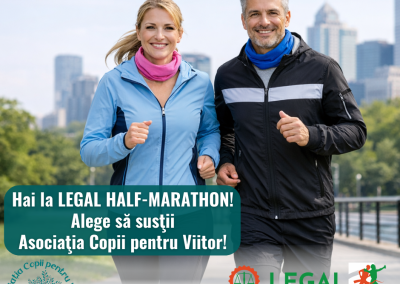 legal half marathon 2026 Asociatia copii pentru viitor