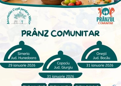 afis program pranz comunitar ianuarie 2026