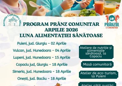 afis program pranz comunitar aprilie 2026
