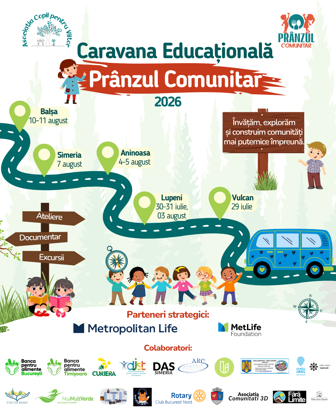 Caravana Educațională „Prânzul Comunitar”